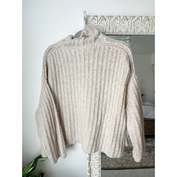 Free People Fluffy Fox Oversized Sweater - Picture 6 of 7